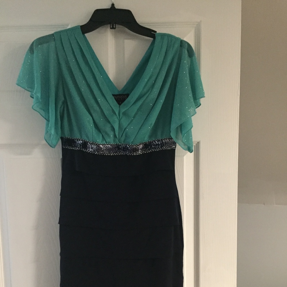 Teal Bodycon dress